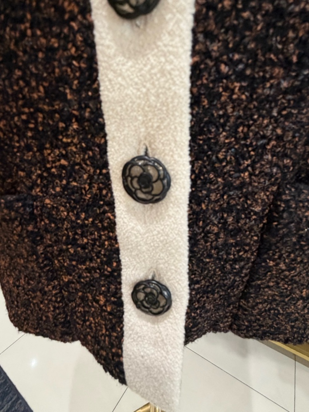 CHANEL Gabriel Ruffle-Trim Tweed Jacket - Picture 8 of 13